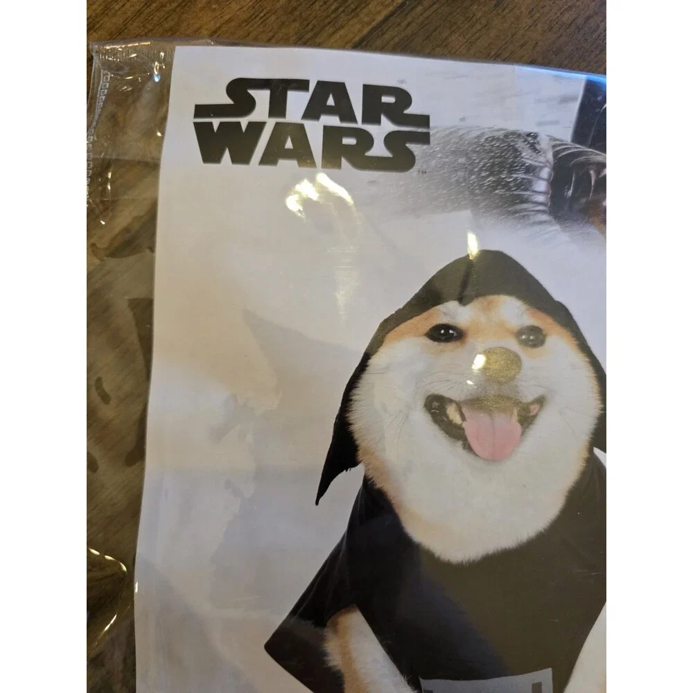 Star Wars Darth Vader Dog Costume Small Hood Cape Halloween New Futuristic